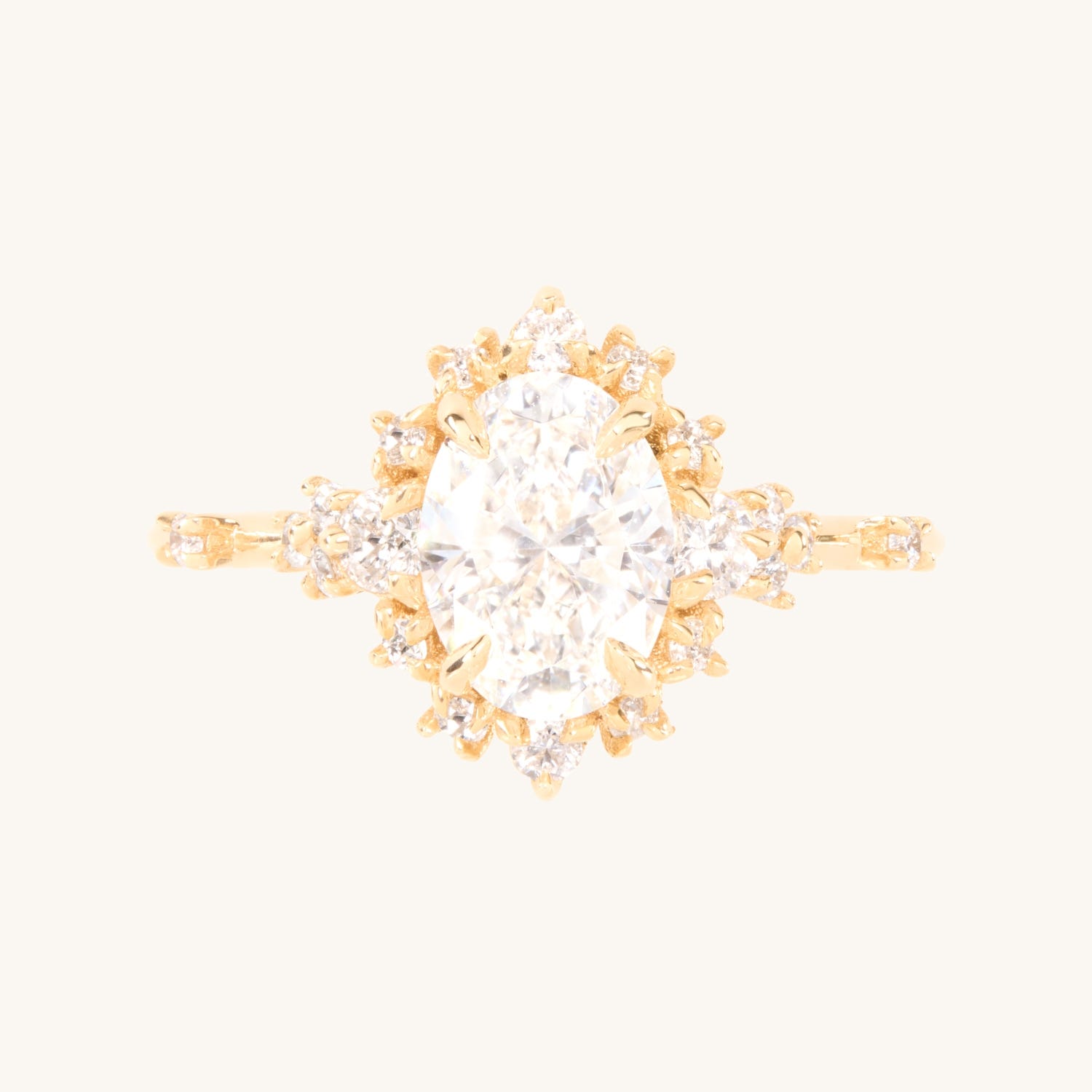 Night at the Ballet Lab-Grown Diamond Ring, Oval