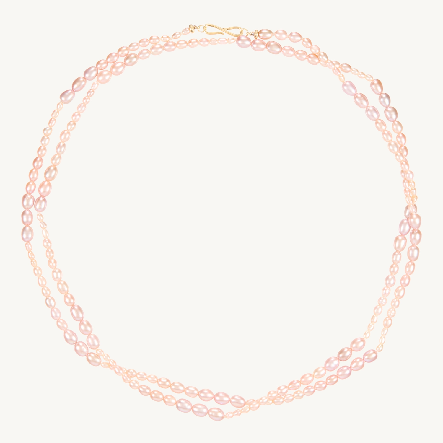Pink Pearl Dario Opera Necklace - Image 9