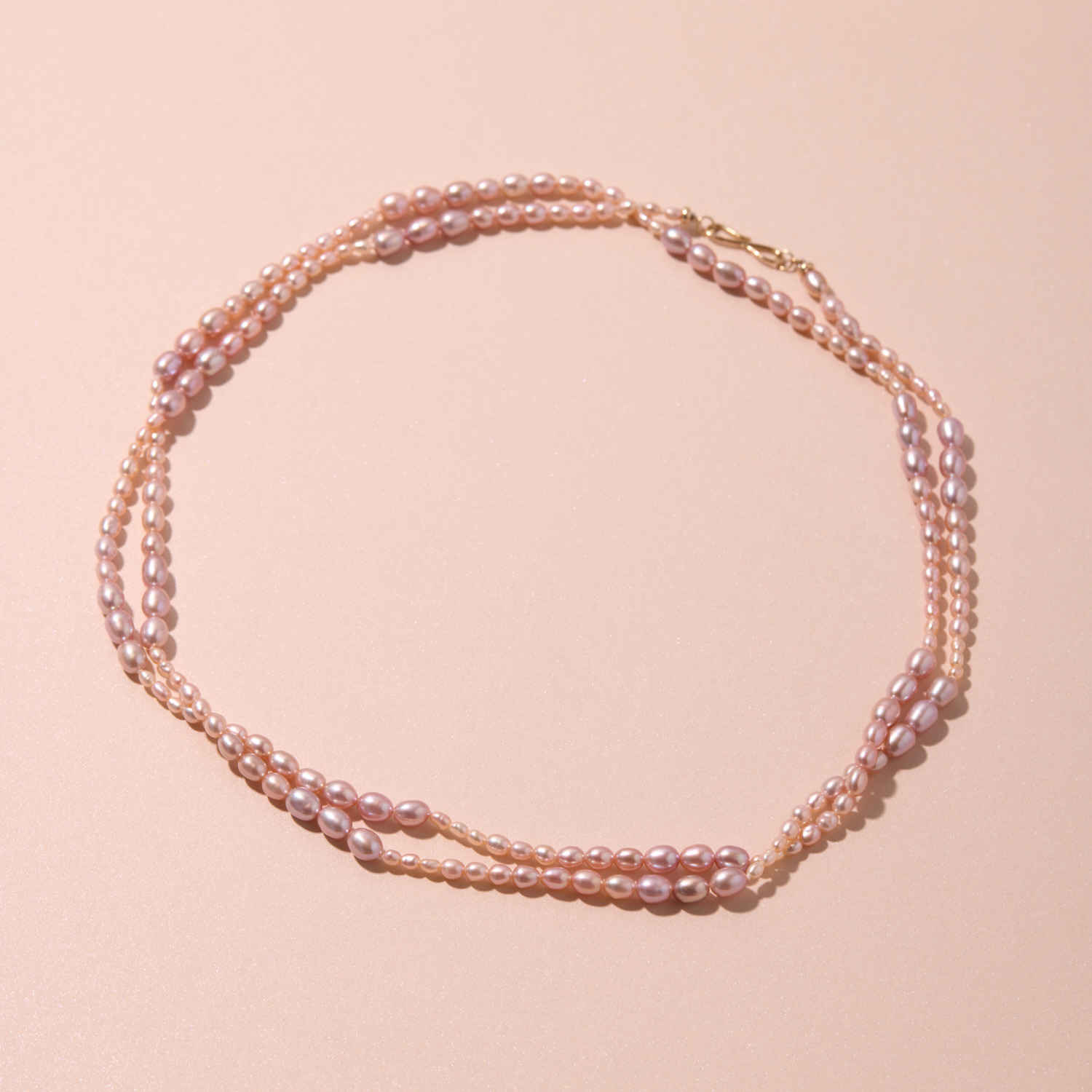 Pink Pearl Dario Opera Necklace - Image 7