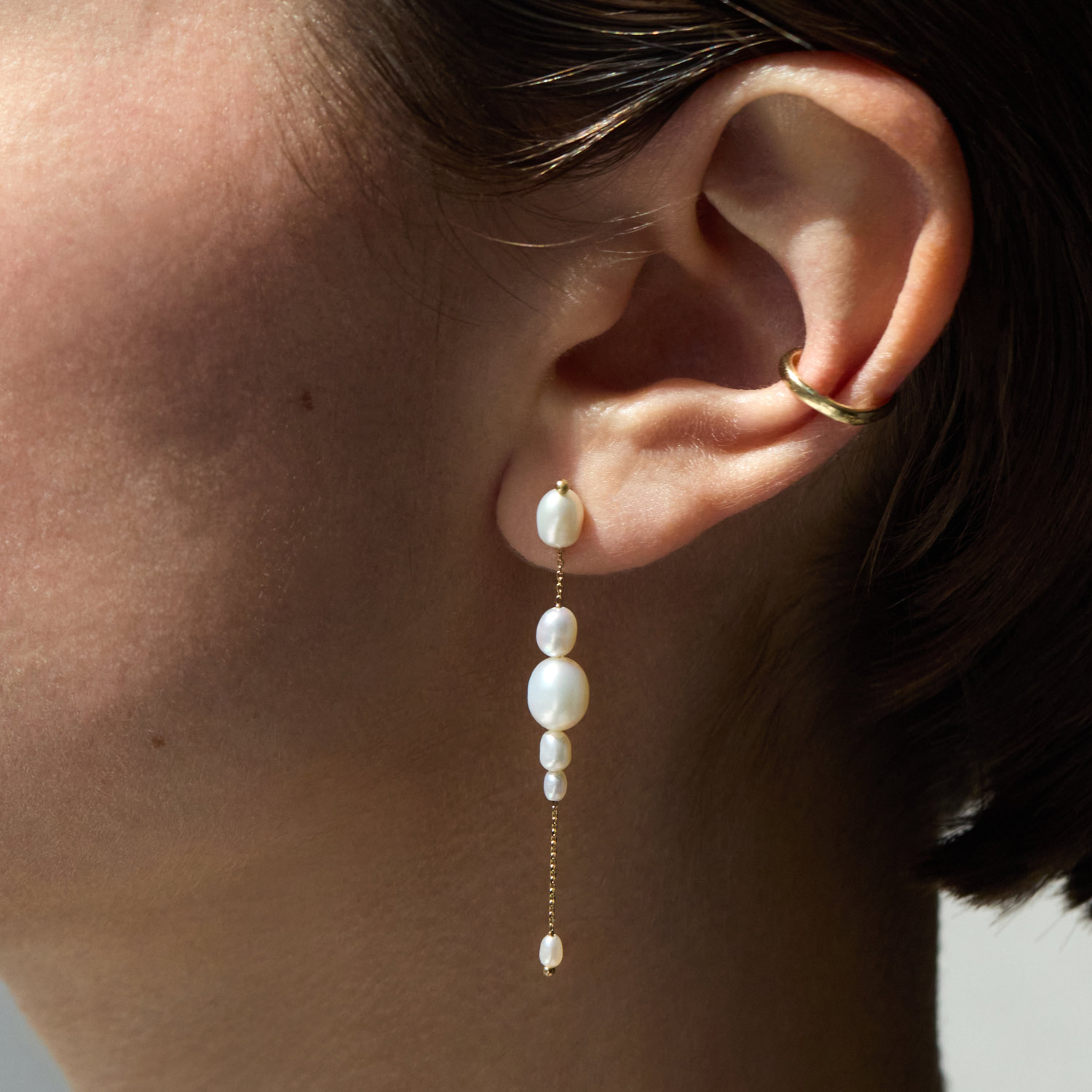 Alternative view of Pearl Palazzo Earrings (pair)