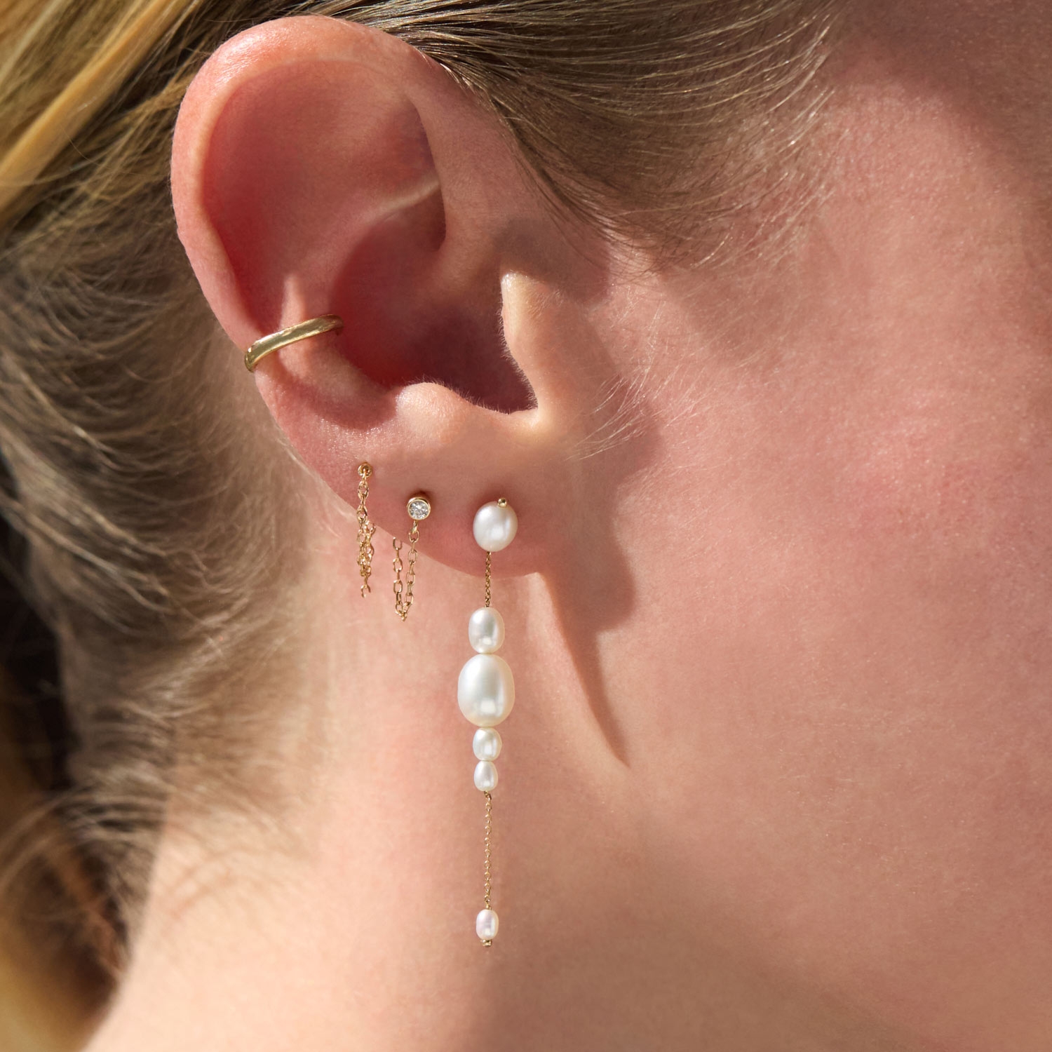 Pearl Palazzo Earrings (pair) - Image 3