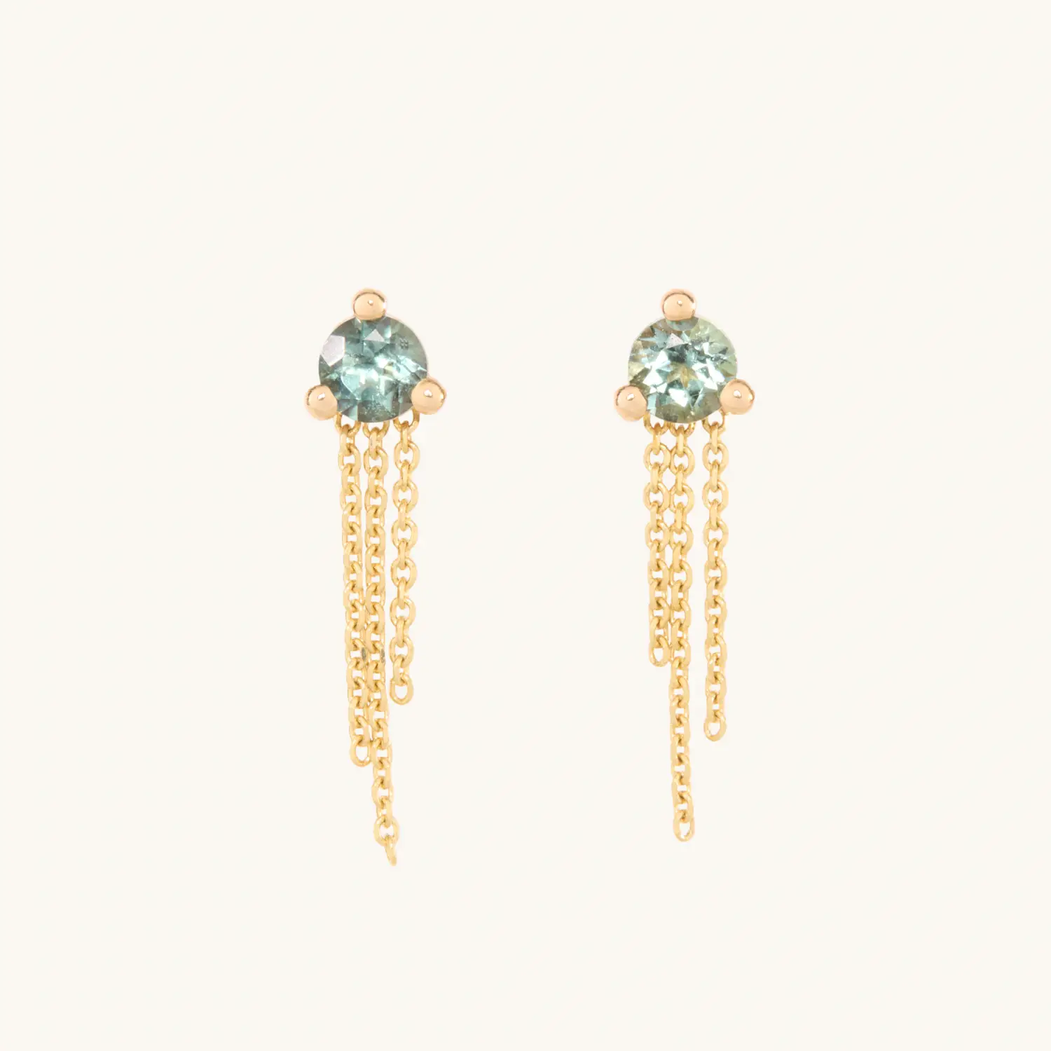 Tourmaline Mist Earring (single)