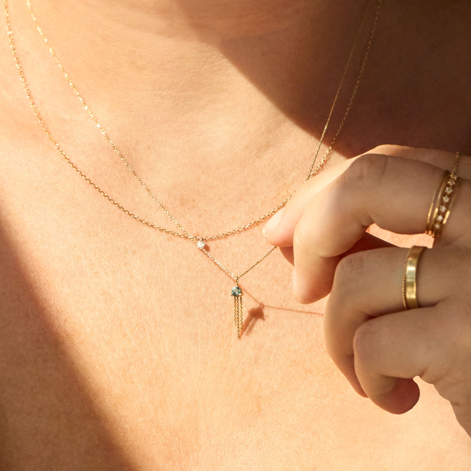 Tourmaline Mist Necklace - Image 3