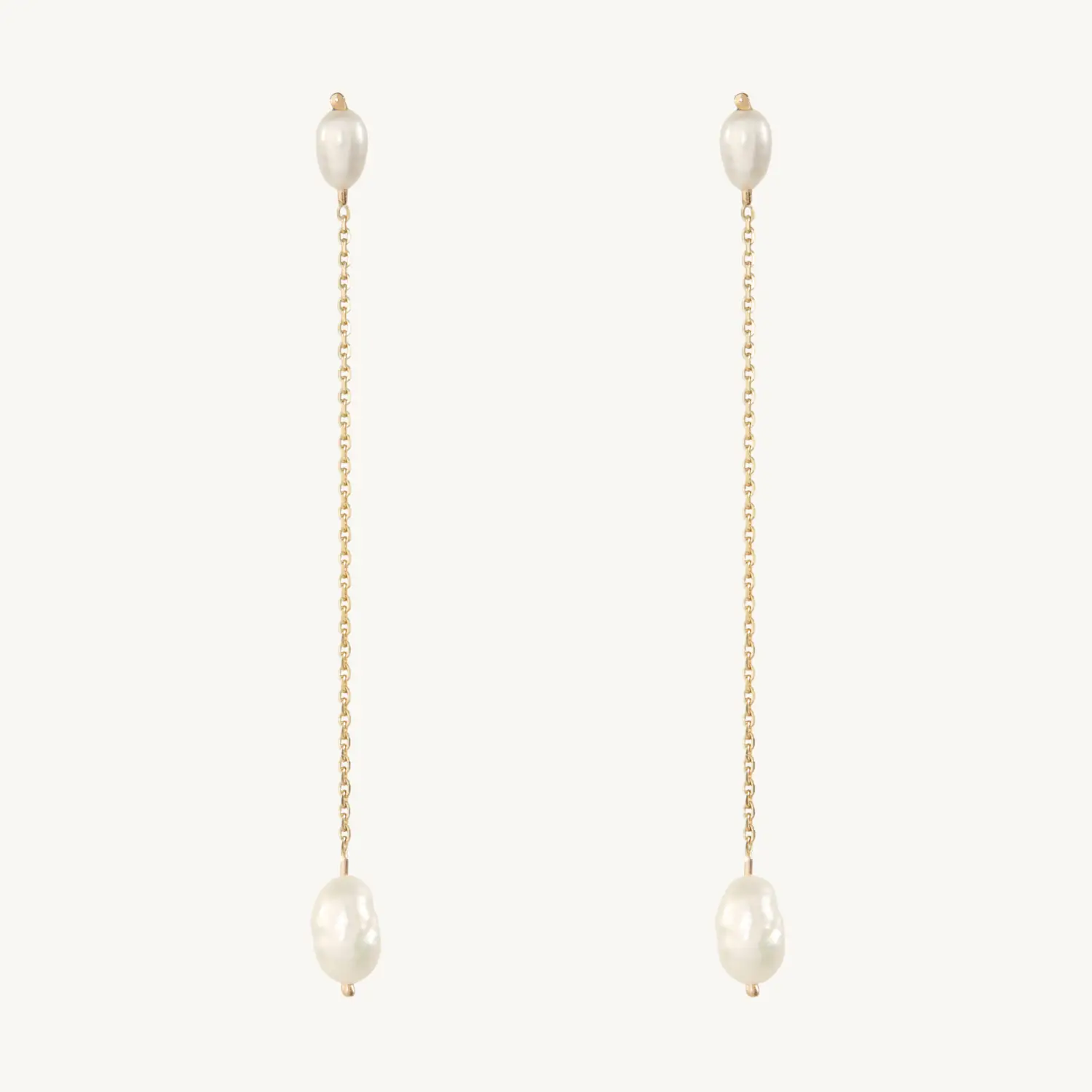 Long Pearl Shower Earring (single)