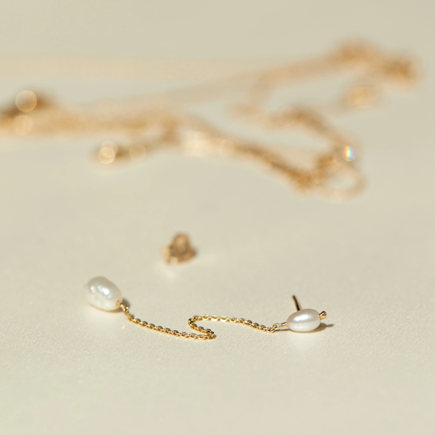 Long Pearl Shower Earring (single) - Image 7
