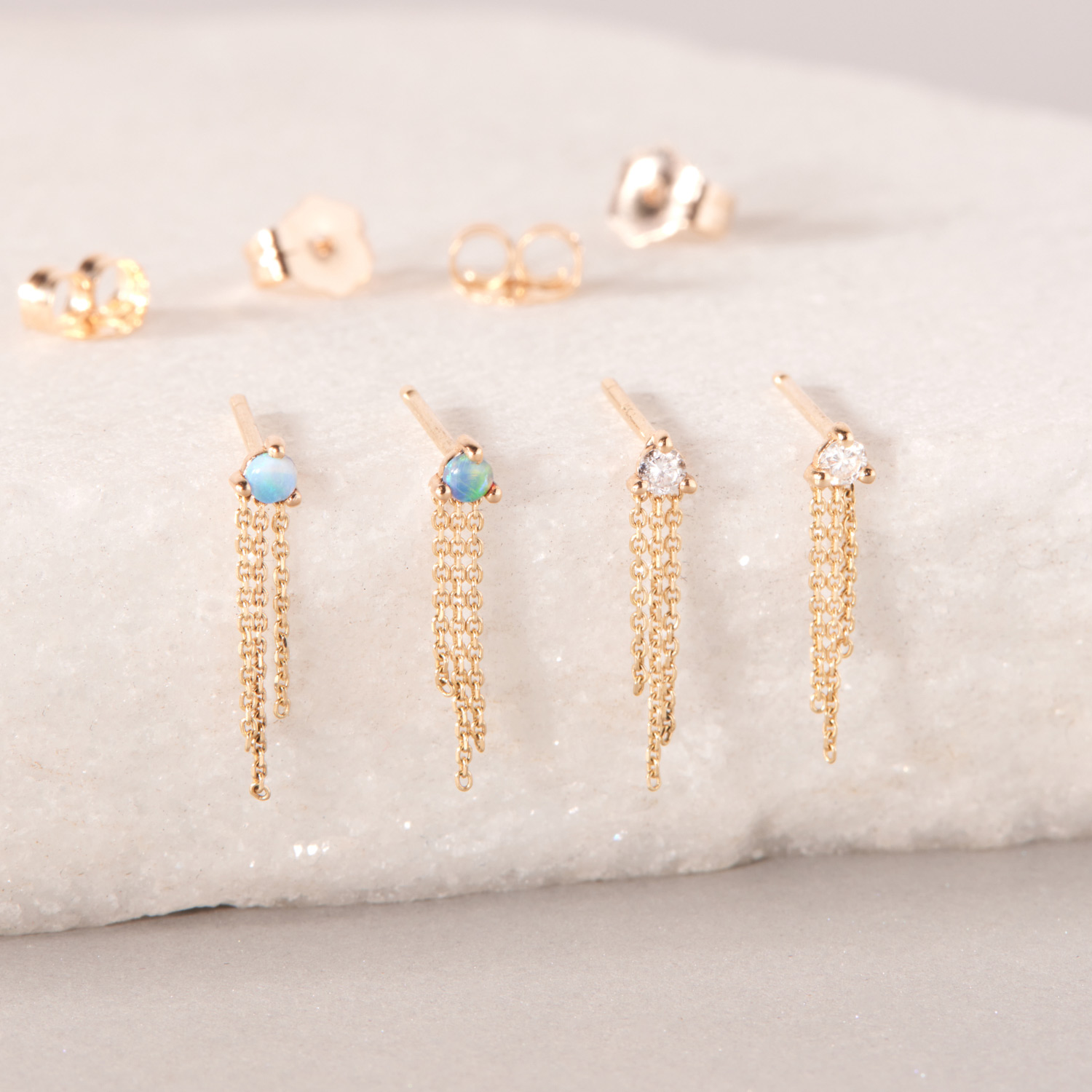 Mist Earring, Diamond (single) - Image 5