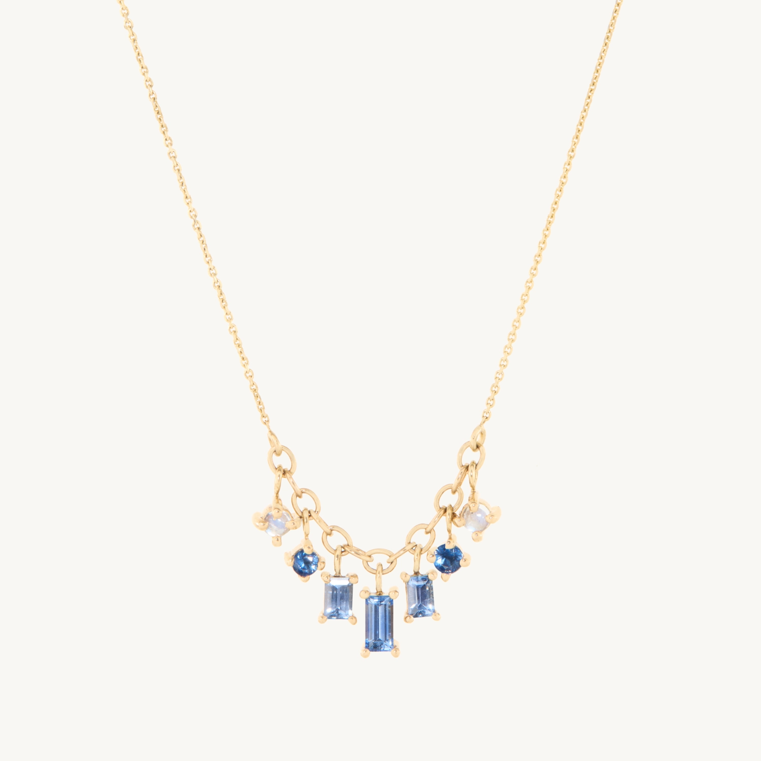 Shadow Sapphire & Moonstone Necklace - Image 6