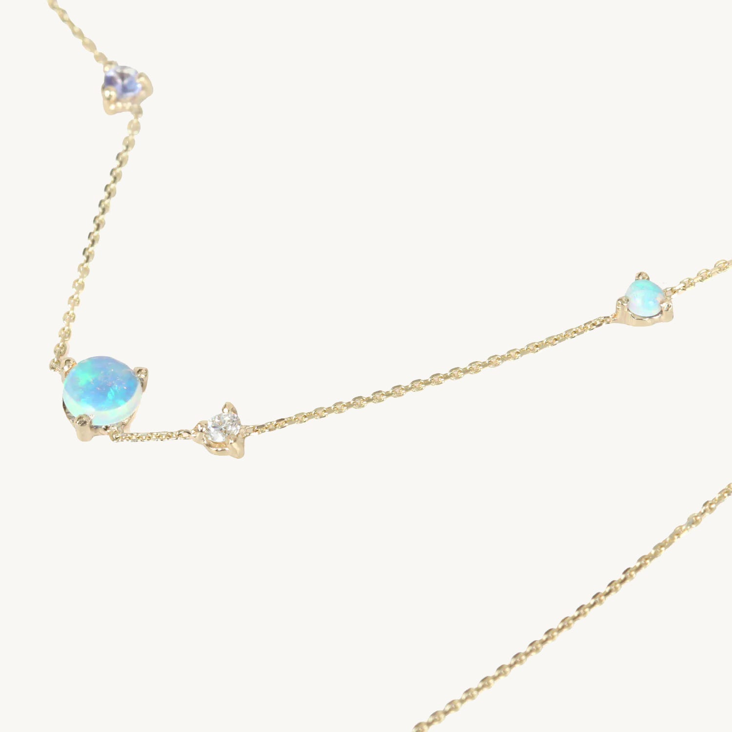 Alternative view of Opal Counting Necklace